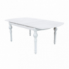 TAVOLO CROSS ROUND 150/190 X 100 BIANCO