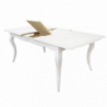 Tavolo Cross allungabile 160-200x100 bianco moderno per casa