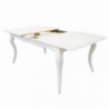 Tavolo Cross allungabile 160-200x100 bianco moderno per casa