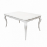 Tavolo Cross allungabile 160-200x100 bianco moderno per casa