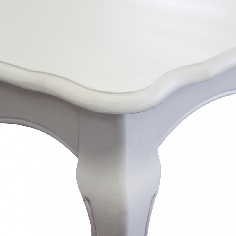 Tavolo Cross allungabile 160-200x100 bianco moderno per casa