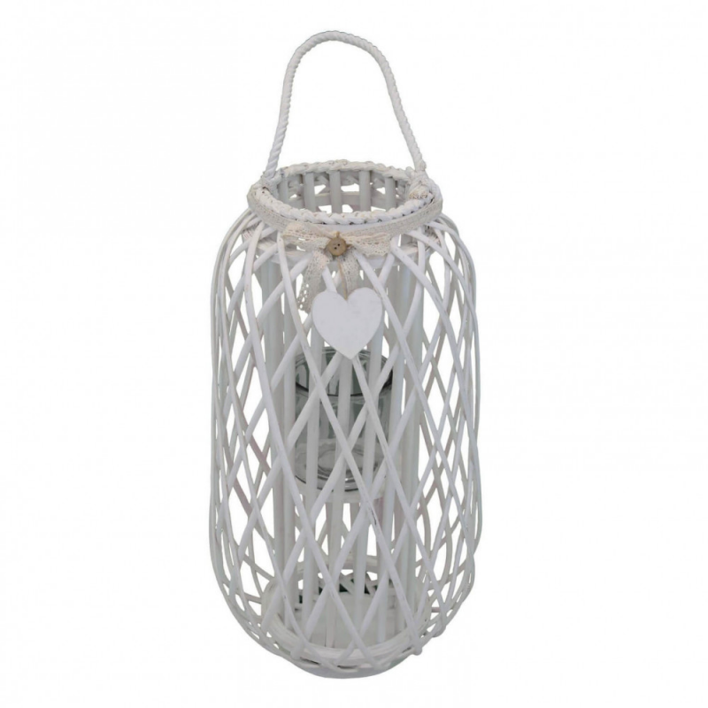 Lanterna Floriane decorativa moderna per tavolo e giardino