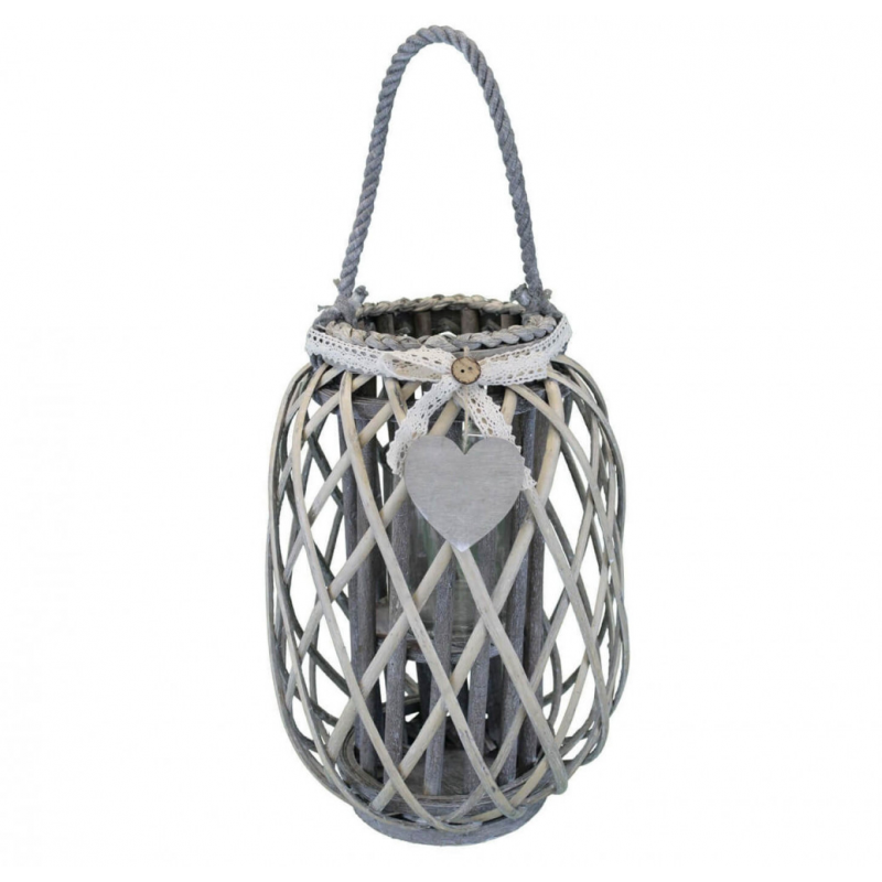 Lanterna Karine decorativa moderna per tavolo e giardino