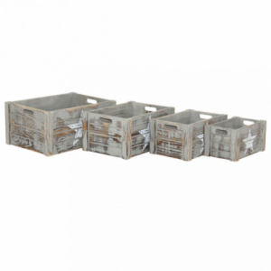 Zoom SET DI 4 CASSETTE IN LEGNO VALÉRIE