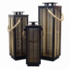 SET DI 3 LANTERNE IN METALLO CLARISSE