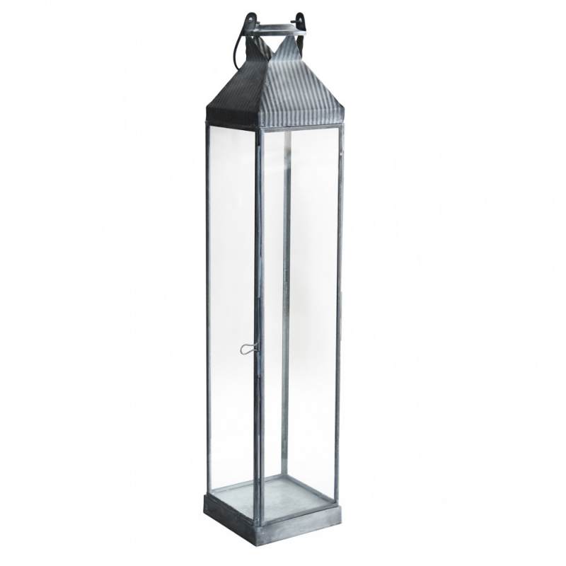 Lanterna Harmony grande metallo elegante per casa e giardino