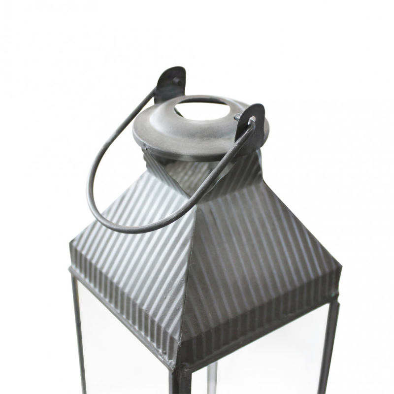 Lanterna Harmony grande metallo elegante per casa e giardino