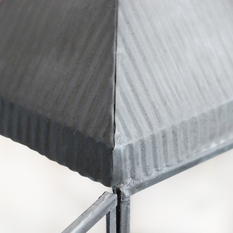 Lanterna Harmony grande metallo elegante per casa e giardino