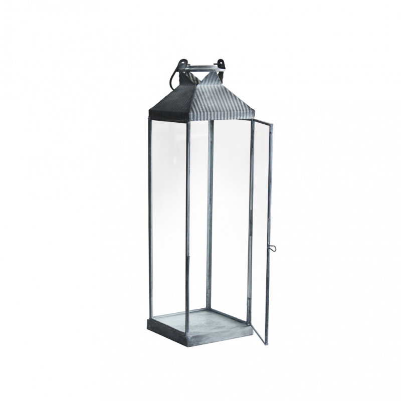 Lanterna Harmony piccola metallo elegante per casa e giardino