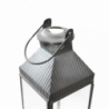 Lanterna Harmony piccola metallo elegante per casa e giardino