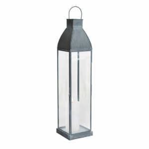 Lanterna Kendra grande metallo elegante per casa e giardino