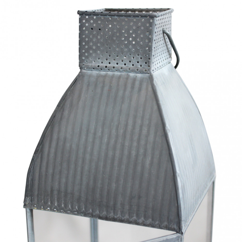 Lanterna Kendra grande metallo elegante per casa e giardino