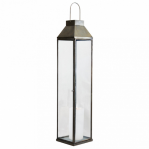 Lanterna Lillian grande metallo elegante per casa e giardino