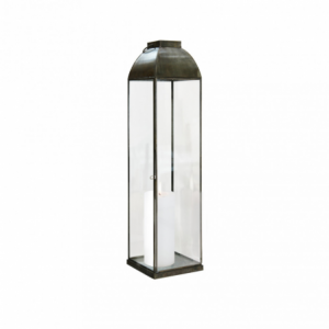 Lanterna Karrie grande metallo elegante per casa e giardino