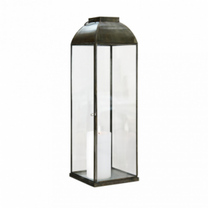 Lanterna Karrie media metallo elegante per casa e giardino