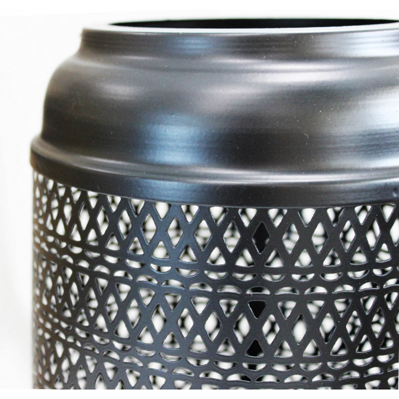 Lanterna Karen piccola metallo elegante per casa e giardino