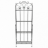 SCAFFALE FLORIANCE 4 PIANI BIANCO OSSIDATO