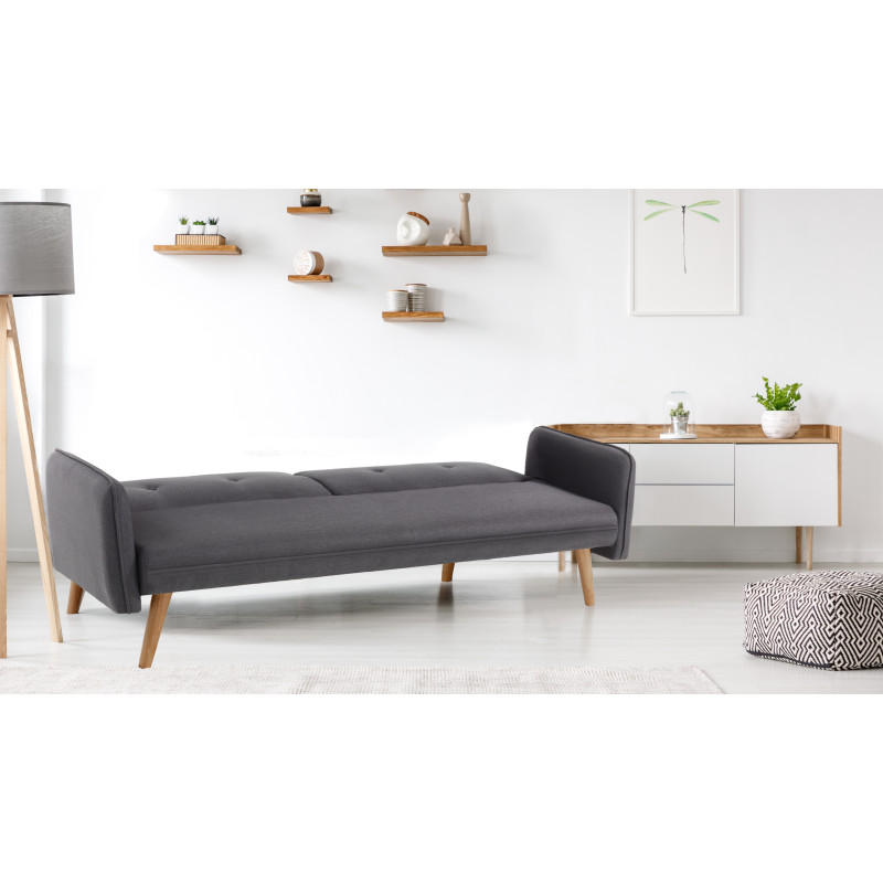 Divano letto Dede Tomasucci grigio clic clac L190×P90×H80 cm — levantshop.live
