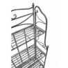 SCAFFALE CLAUDE 3 PIANI BIANCO OSSIDATO