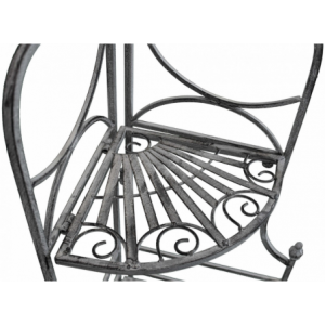 Zoom SCAFFALE ROSALIE 3 PIANI BIANCO OSSIDATO