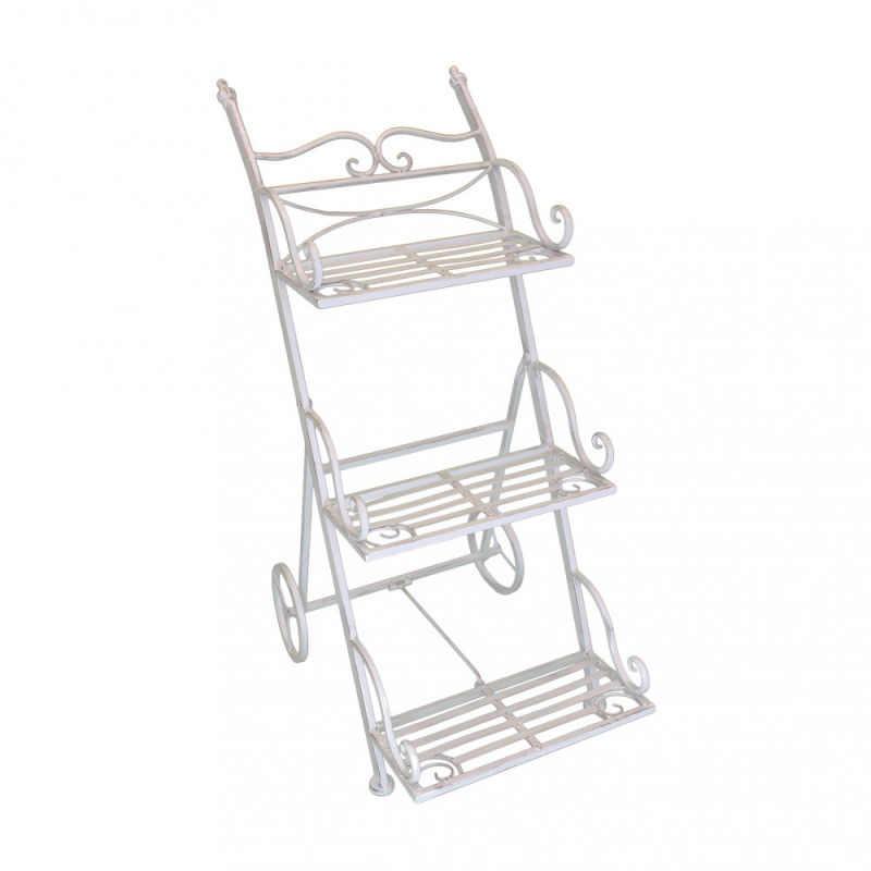 SCAFFALE KIMBERLY BIANCO ANTICO