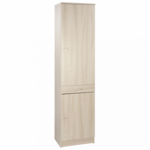 COLONNA a 2 ANTE con 1 cassetto OLMO CHIARO