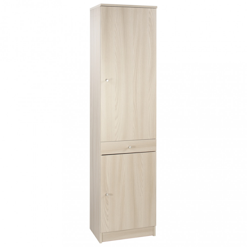COLONNA a 2 ANTE con 1 cassetto OLMO CHIARO