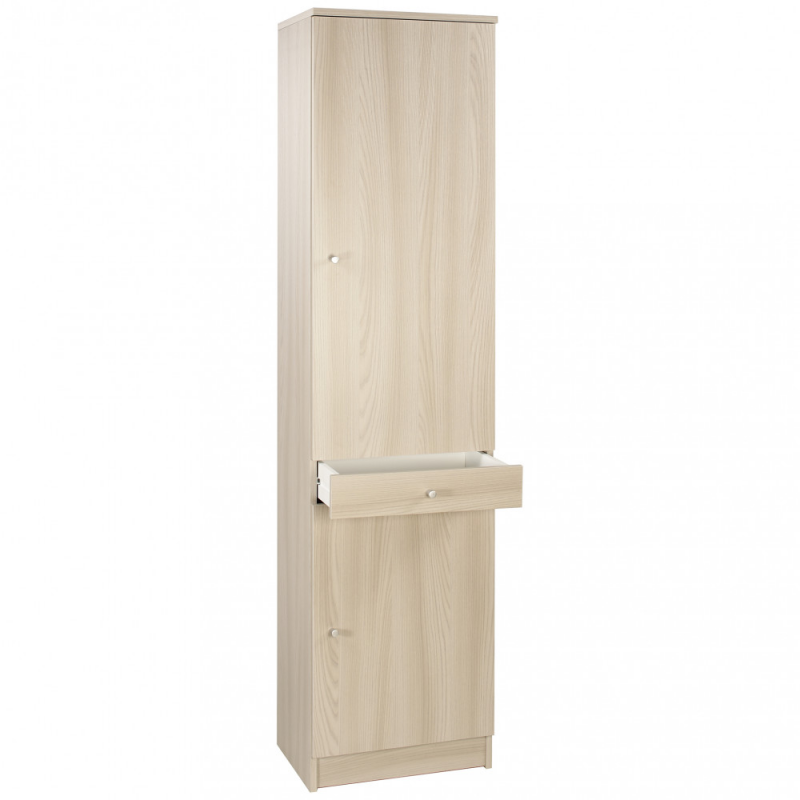 COLONNA a 2 ANTE con 1 cassetto OLMO CHIARO