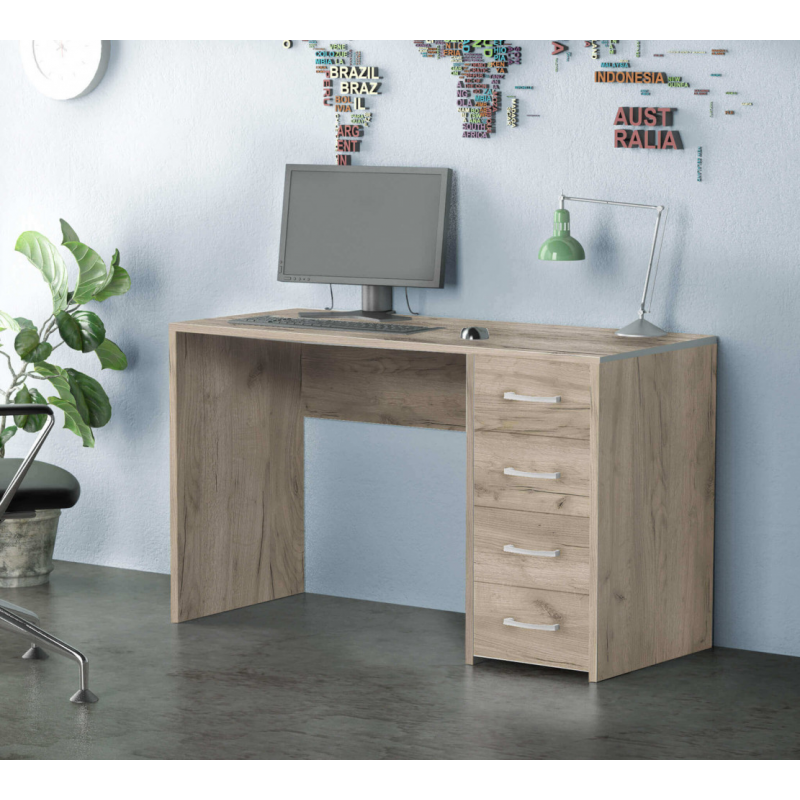 Porta PC Topaz olmo moderno e compatto per ufficio e casa