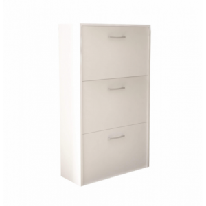 Scarpiera Molly 3 ante ribalta bianco moderna salvaspazio casa
