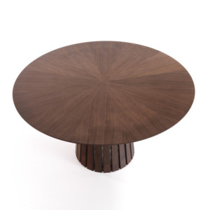 Zoom Tavolo Rotondo Volga Walnut 145 X 142 H6,5 Cm