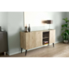 Mobile 3 ante 2 mensole rovere moderno salvaspazio per casa