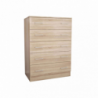 Mobile 5 cassetti quercia chiaro moderno salvaspazio casa