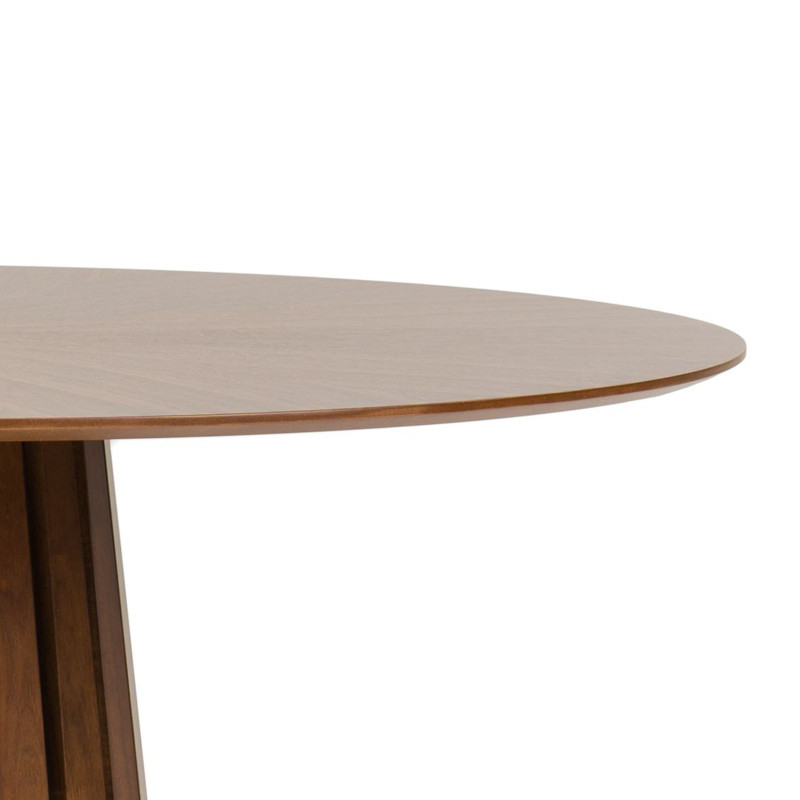 Tavolo Rotondo Volga Walnut 145 X 142 H6,5 Cm