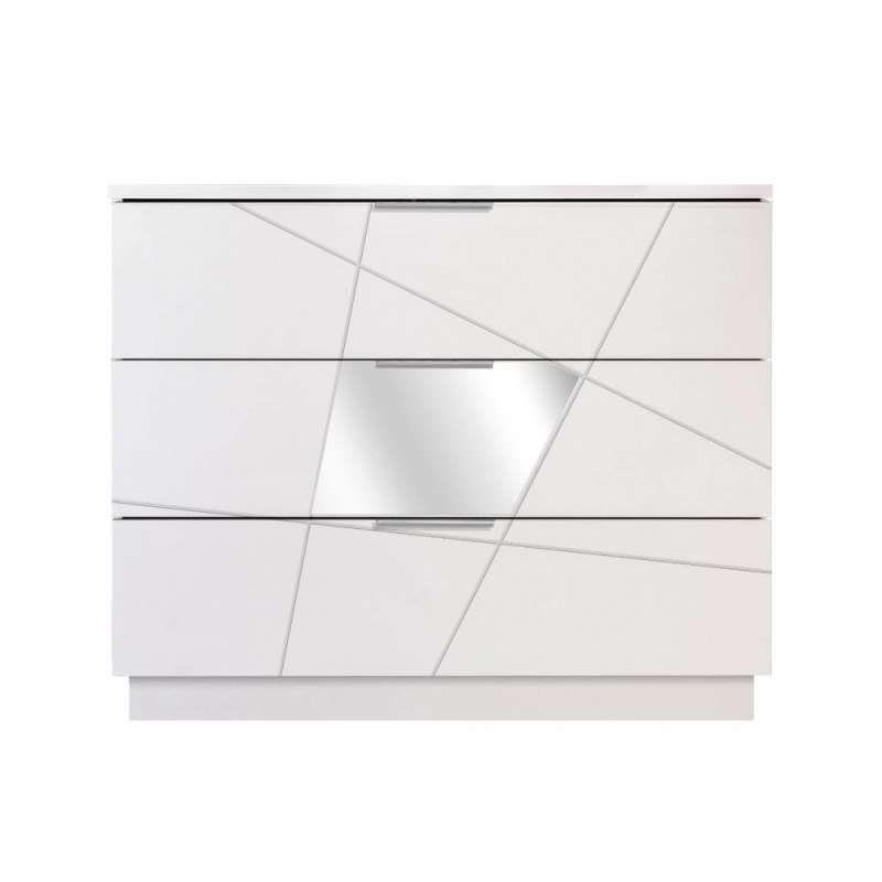 COMÒ 3 CASSETTI BIANCO FRASSINATO LEONARDO