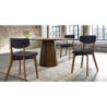 Tavolo Rotondo Volga Walnut 145 X 142 H6,5 Cm