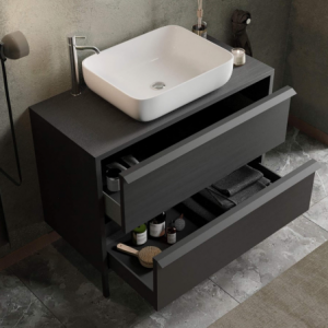Zoom BAGNO A TERRA CM 92 NERO BRUCIATO FRANCESCO