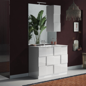 Zoom BAGNO A TERRA CM 100 BIANCO LUCIDO LORENZO