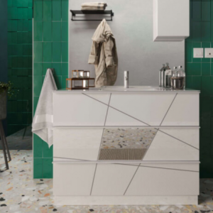 Zoom BAGNO A TERRA CM 100 BIANCO LUCIDO LEONARDO