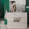 BAGNO A TERRA CM 100 BIANCO LUCIDO LEONARDO