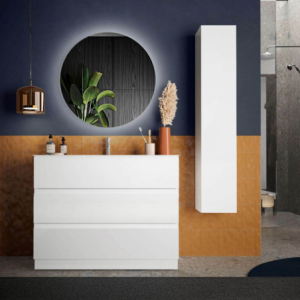 Zoom BAGNO A TERRA CM 100 BIANCO LUCIDO RICCARDO
