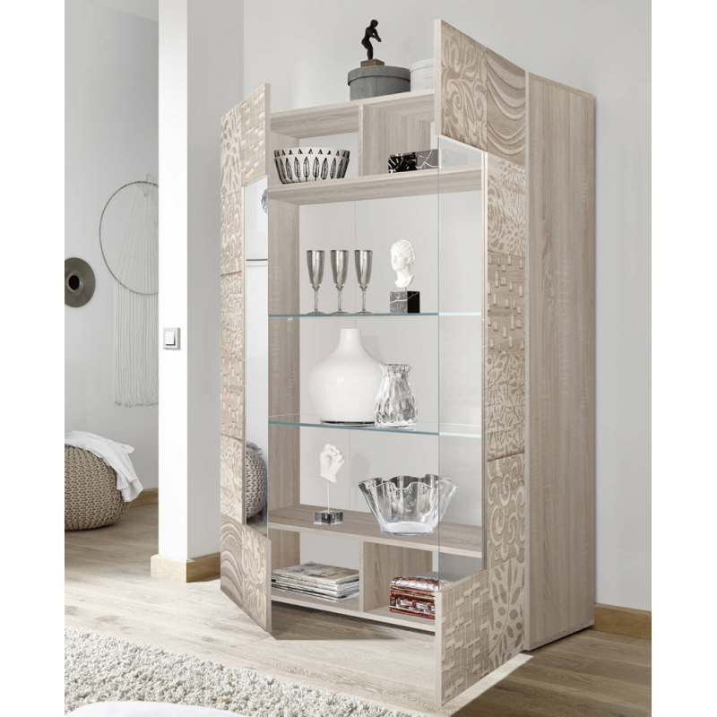 VETRINA 2 ANTE ROVERE SAMOA GABRIELE