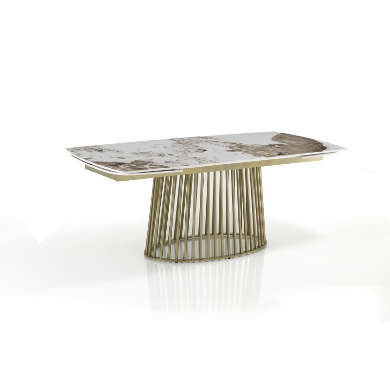 Tavolo Allungabile Cage 1  185 X 94 H.5 Cm