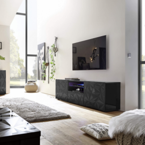 Zoom BASE TV GRANDE GRIGIO LUCIDO ANDREA
