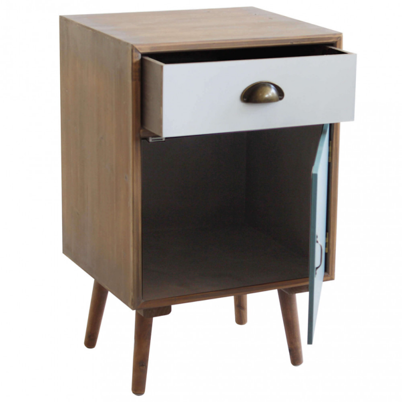 Mobiletto Calgary con cassetti stile moderno compatto e versatile