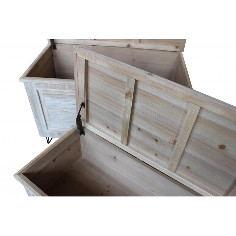 SET DI 2 BAULI IN LEGNO
