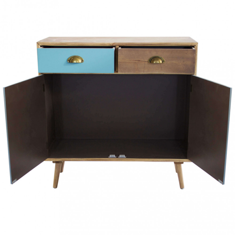 Mobiletto Surrey con cassetti stile country chic compatto