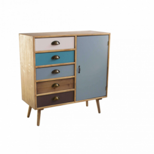 Mobiletto Levis con cassetti stile moderno compatto e versatile