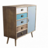 Mobiletto Levis con cassetti stile moderno compatto e versatile