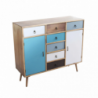 Mobiletto Laval moderno naturale per cucina casa living